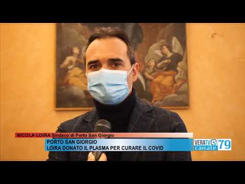 Porto San Giorgio – Il sindaco Loira dona il plasma per aiutare i malati di covid