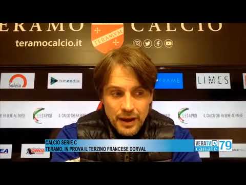 Calcio Serie C – Teramo, in prova il terzino francese Dorval