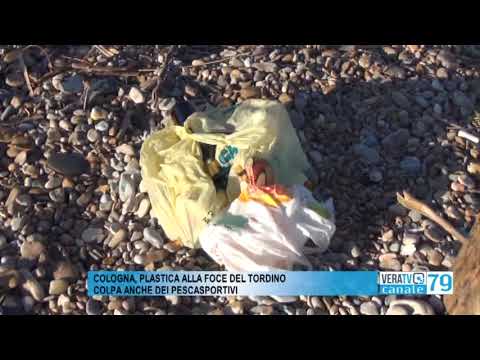 Cologna – Rifiuti in plastica alla foce del Tordino, la colpa è anche dei pescatori sportivi