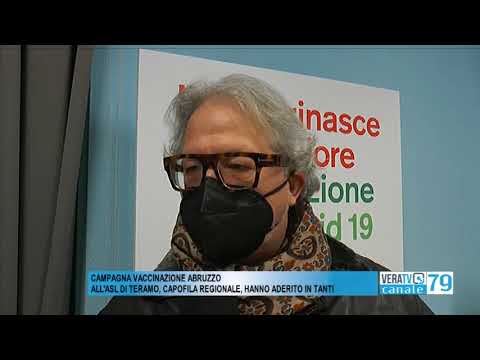 Campagna vaccinazione Abruzzo, all’Asl di Teramo hanno aderito in tanti
