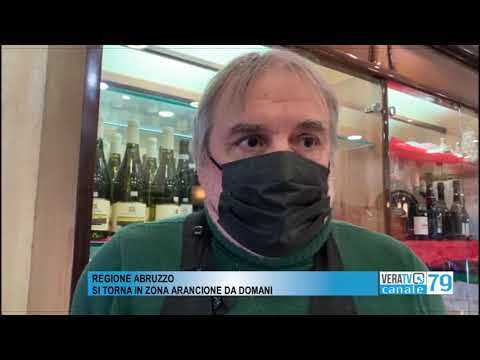 Regione Abruzzo: si torna in zona arancione da domani