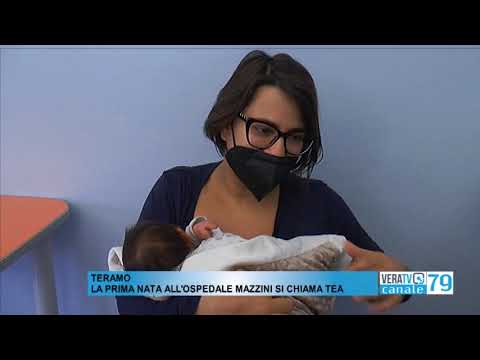 Teramo – La prima nata all’ospedale Mazzini si chiama Tea