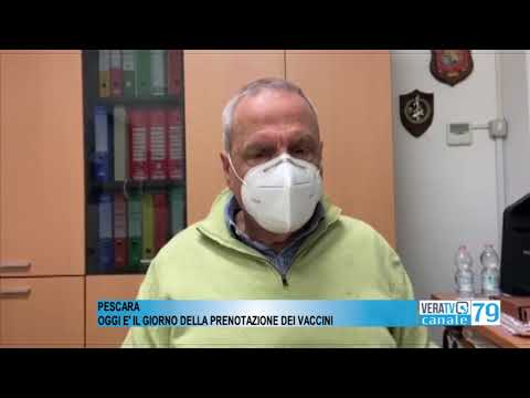 Pescara – Al via la prenotazione dei vaccini anticovid per gli ‘Over 80’