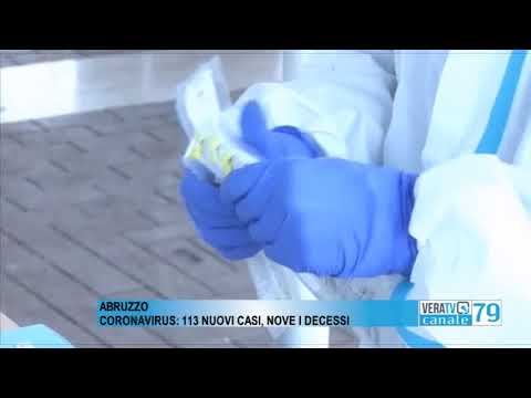 Coronavirus – I nuovi casi in Abruzzo sono 113, nove i decessi