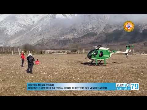 Monte Velino – Escursionisti dispersi, riprese le ricerche ma il vento ferma gli elicotteri