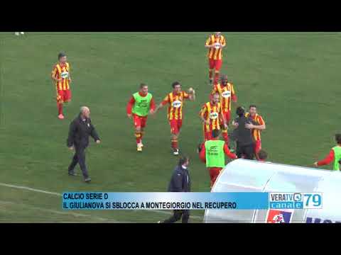 Calcio Serie D – Il Giulianova si sblocca a Montegiorgio nel recupero