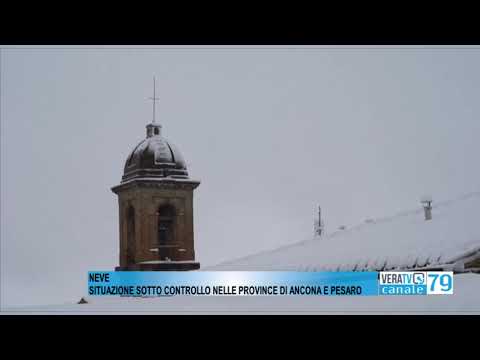 Neve, situazione sotto controllo nelle province di Ancona e Pesaro