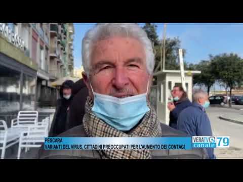 Pescara – Varianti del virus, cittadini preoccupati per l’aumento dei contagi