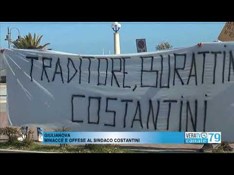 Giulianova – Minacce e offese a Costantini: “La città non si identifica in questi facinorosi”