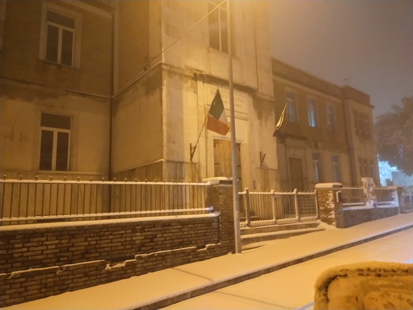 Neve nel Piceno, scuole chiuse in diversi comuni