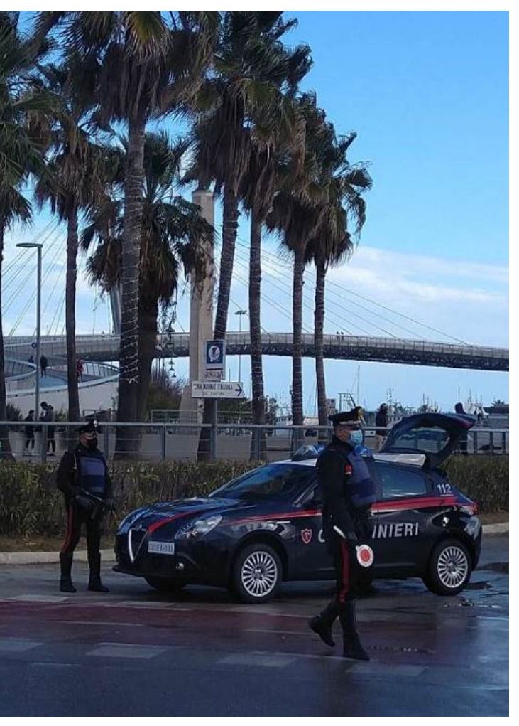 Pescara: controlli normative anti covid, 18 sanzioni da parte dei carabinieri