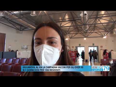 Giulianova – Vaccini per gli ultraottantenni, in due giorni dosi per 1.200 persone
