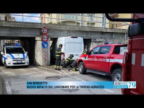 San Benedetto – Arriva la Tirreno Adriatico, nuovo asfalto per il lungomare