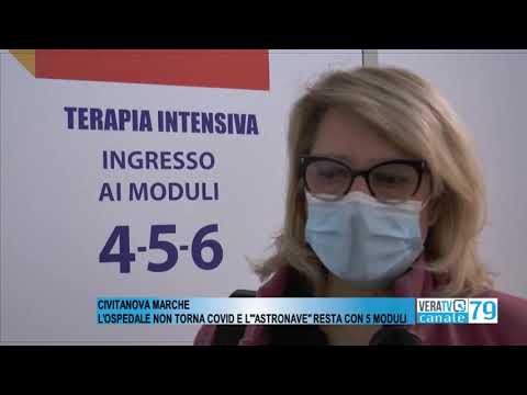 Civitanova Marche – L’ospedale non torna covid e l’astronave di Bertolaso resta con cinque moduli