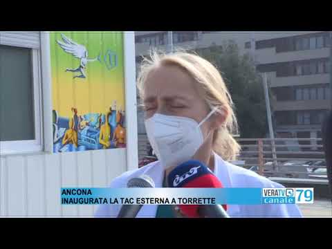 Ancona – Taglio del nastro per la tac esterna all’ospedale Torrette