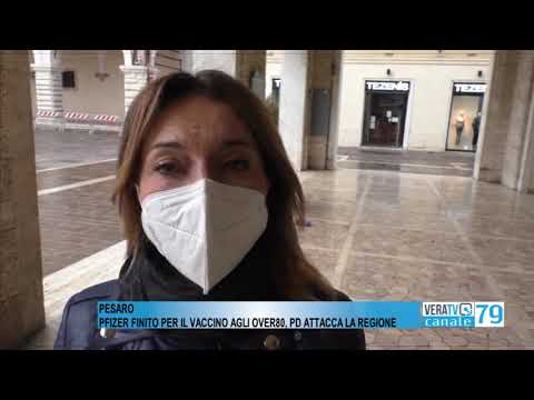 Pesaro – Terminati i vaccini Pfizer per gli anziani, il Pd attacca la Regione