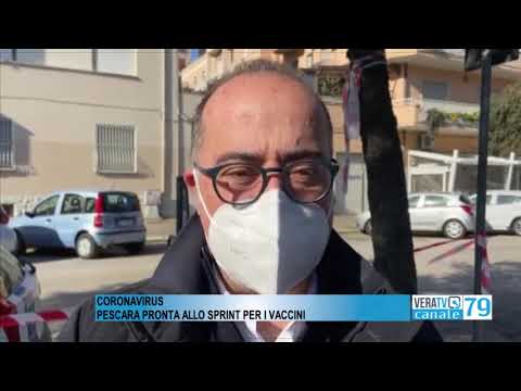 Pescara – Sprint per i vaccini, la città si prepara alle somministrazioni