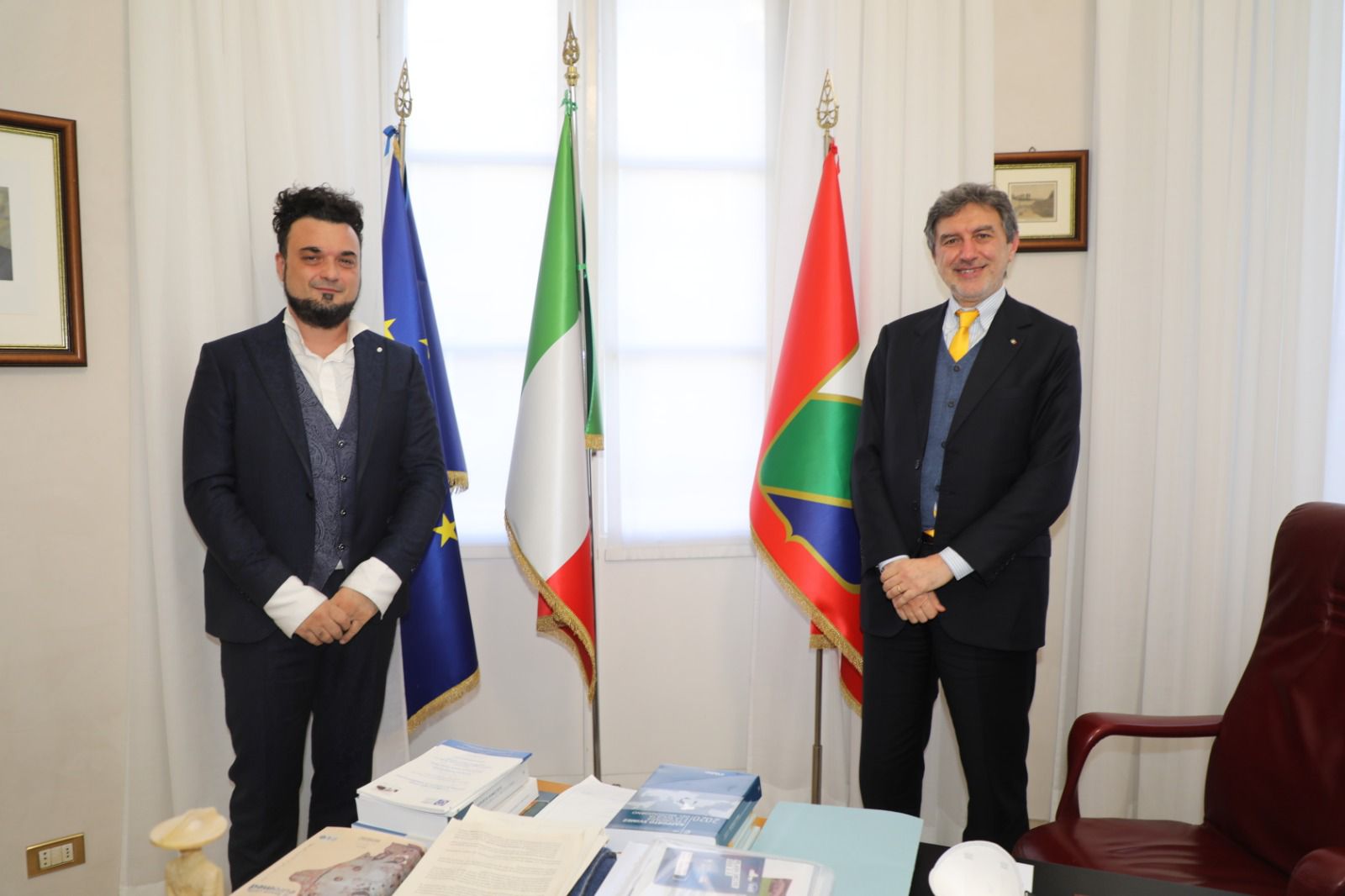 Il presidente Marsilio ha incontrato Melozzi. “Si possono creare progetti di musica classica anche in Abruzzo”