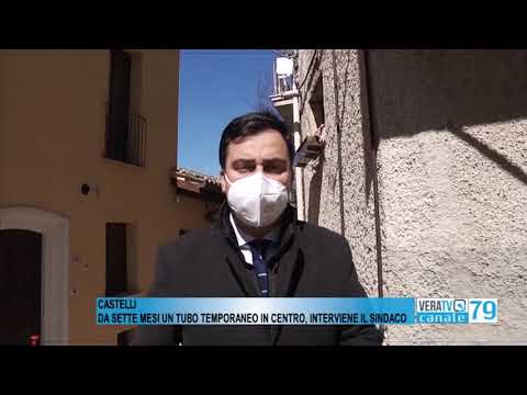 Castelli – Tubo temporaneo da sette mesi in centro, interviene il sindaco