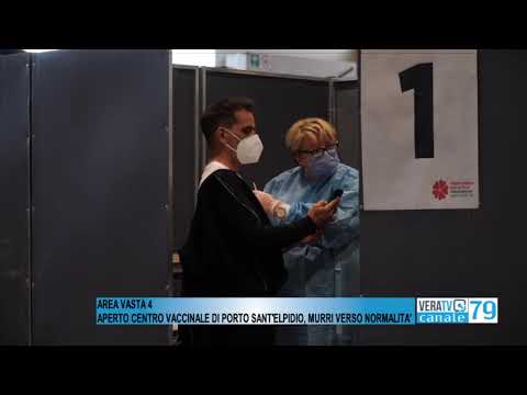 Porto Sant’Elpidio – Aperto il nuovo centro vaccinale, l’ospedale Murri verso la normalità