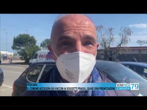 Pescara – Vaccini per i soggetti fragili, oltre duemila le prenotazioni già effettuate