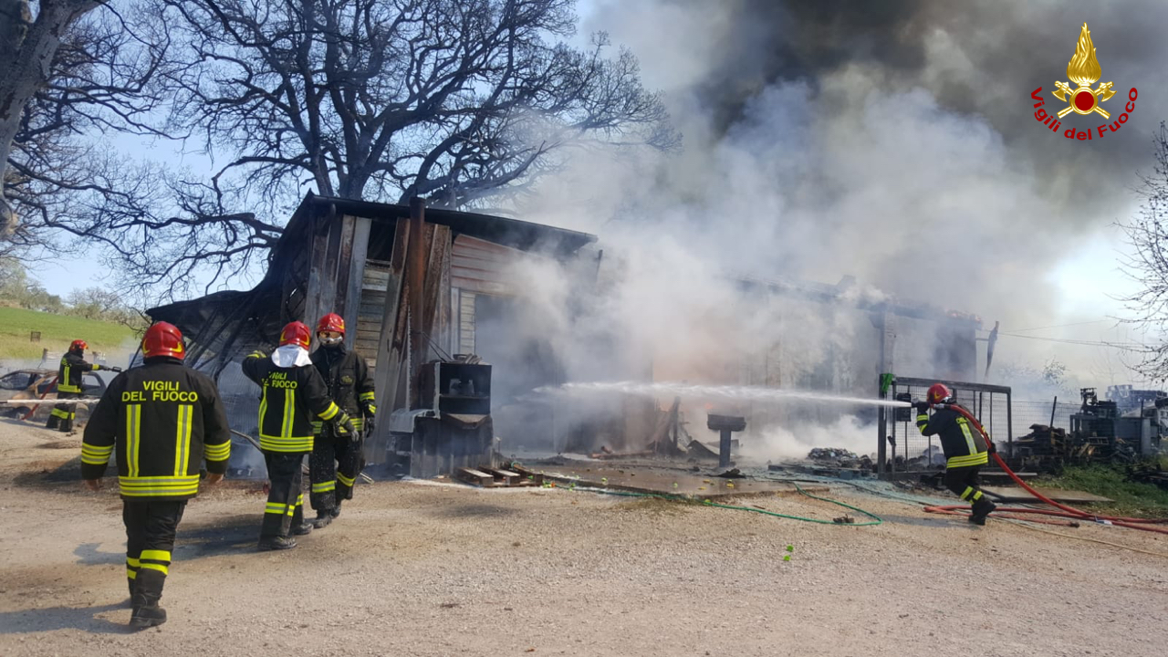 Matelica – Deposito a fuoco in località Vocabolo Collicchio