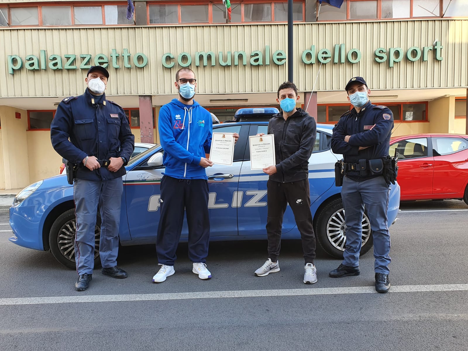 Pescara: 169esimo anniversario della Polizia di Stato, anniversario a porte chiuse. Premiati i cittadini virtuosi