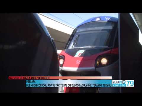 Pescara – Inaugurazione di due treni pop