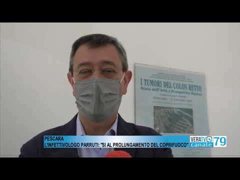 Pescara – L’infettivologo Parruti: “Sì al prolungamento del coprifuoco”