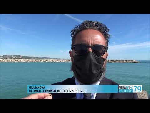 Giulianova – Ultimati i lavori per la messa in sicurezza del molo convergente