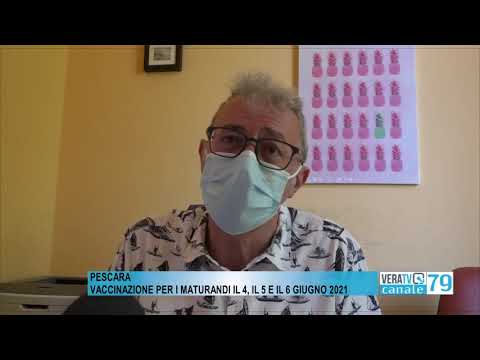 Pescara – Vaccinazione per i maturandi il 4, il 5 e il 6 giugno 2021