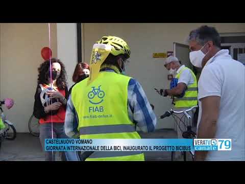 Castelnuovo – Giornata internazionale della bici, inaugurato il progetto “Bicibus”