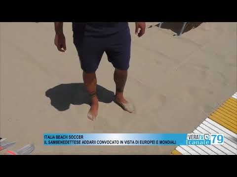 San Benedetto – Luca Addarii convocato dalla nazionale di beach soccer