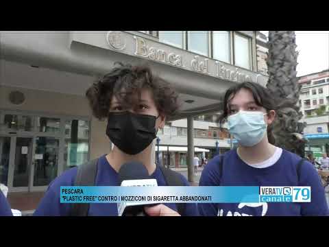 Pescara – “Plastic free” contro i mozziconi di sigarette abbandonati