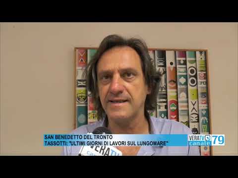 San Benedetto – Tassotti: “Ultimi giorni di lavori sul lungomare”
