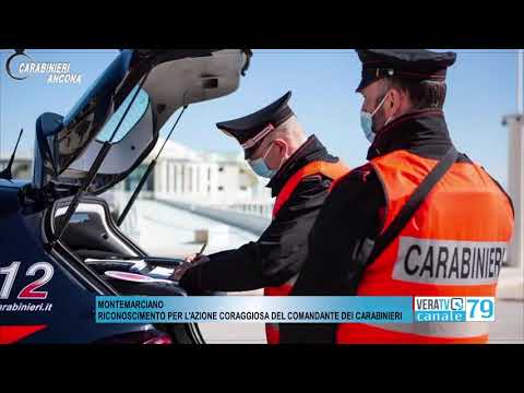 Montemarciano – Riconoscimento per l’azione coraggiosa del comandante dei carabinieri