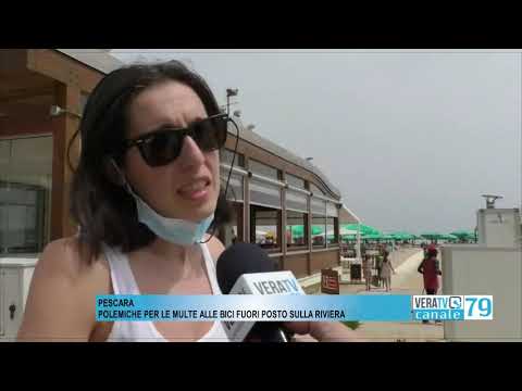 Pescara – Polemiche per le multe alle bici fuori posto sulla Riviera