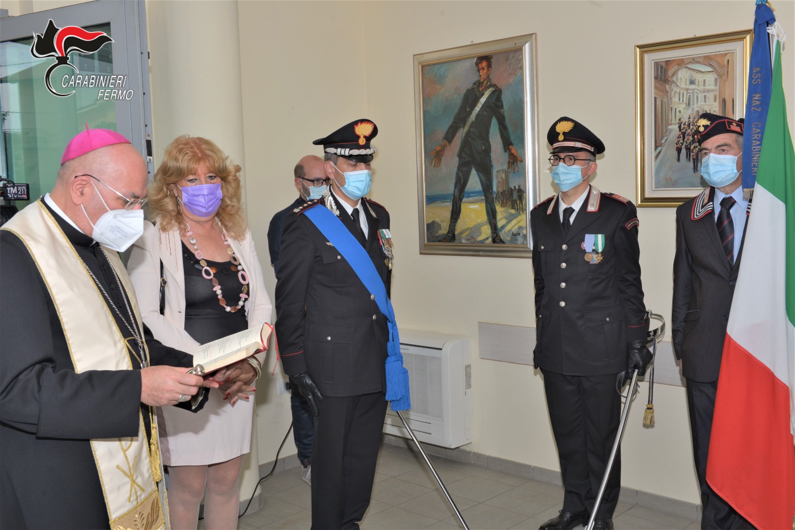 Fermo – Celebrato 207° annuale della fondazione dell’Arma dei Carabinieri