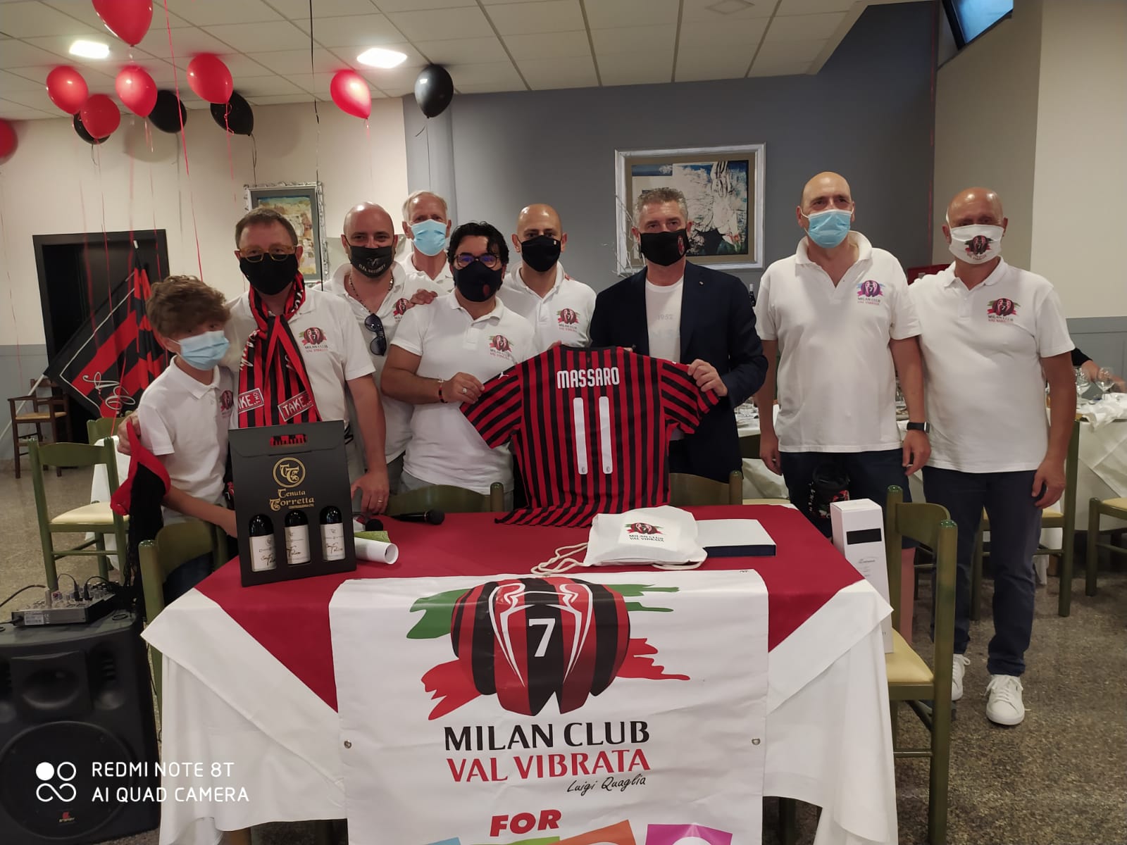 Colonnella – Massaro ospite del Milan Club Val Vibrata