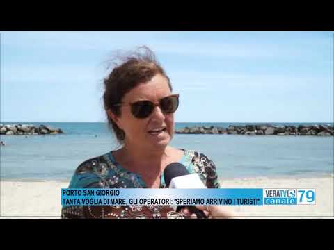 Porto San Giorgio – Tanta voglia di mare, gli operatori: “Speriamo arrivino i turisti”