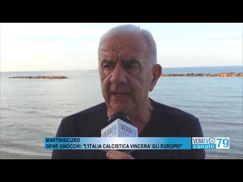 Martinsicuro – Gene Gnocchi si esibisce alla rotonda: “L’Italia vincerà gli Europei”