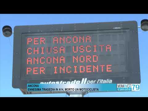 Ancona – Ennesima tragedia in A14, morto un motociclista
