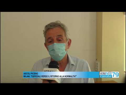 Ascoli – Coronavirus, Milani: “Gli ospedali verso il ritorno alla normalità”