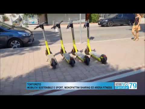 Tortoreto – Mobilità sostenibile con i monopattini elettrici, inaugurata anche l’area fitness