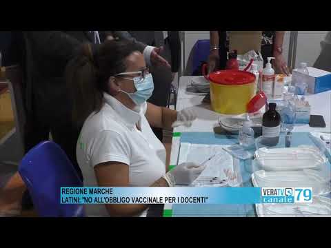 Regione Marche – Latini: “No all’obbligo vaccinale per i docenti”