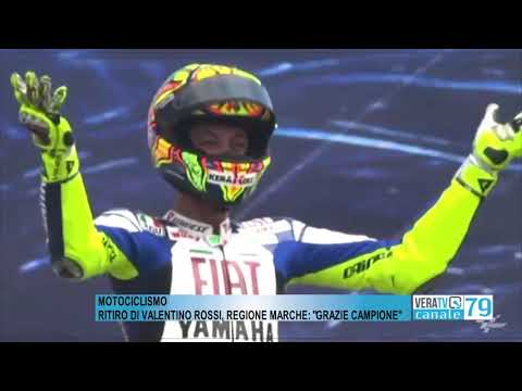 Motociclismo – Valentino Rossi si ritira, la Regione Marche: “Grazie campione”
