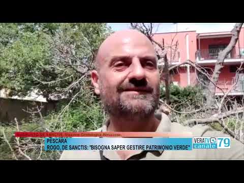 Pescara – Rogo, De Sanctis: “bisogna saper gestire patrimonio verde”
