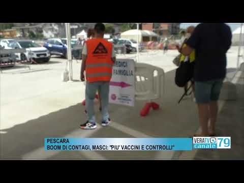 Pescara – Boom di contagi, Masci: “Più vaccini e controlli”