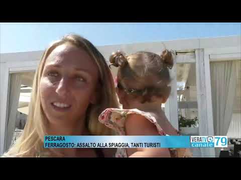 Pescara – A Ferragosto assalto in spiaggia, tanti turisti
