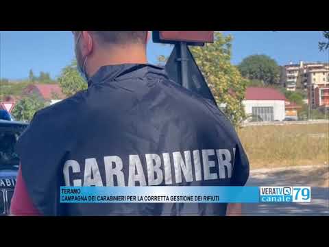 Teramo – I carabinieri fermano una decina di mezzi pesanti nella campagna sulla gestione dei rifiuti